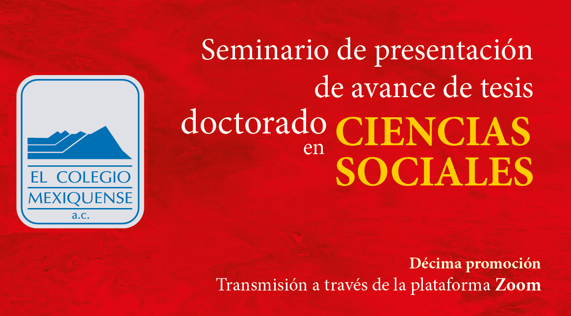 Presentación de avances de tesis. Doctorado en Ciencias Sociales 2021