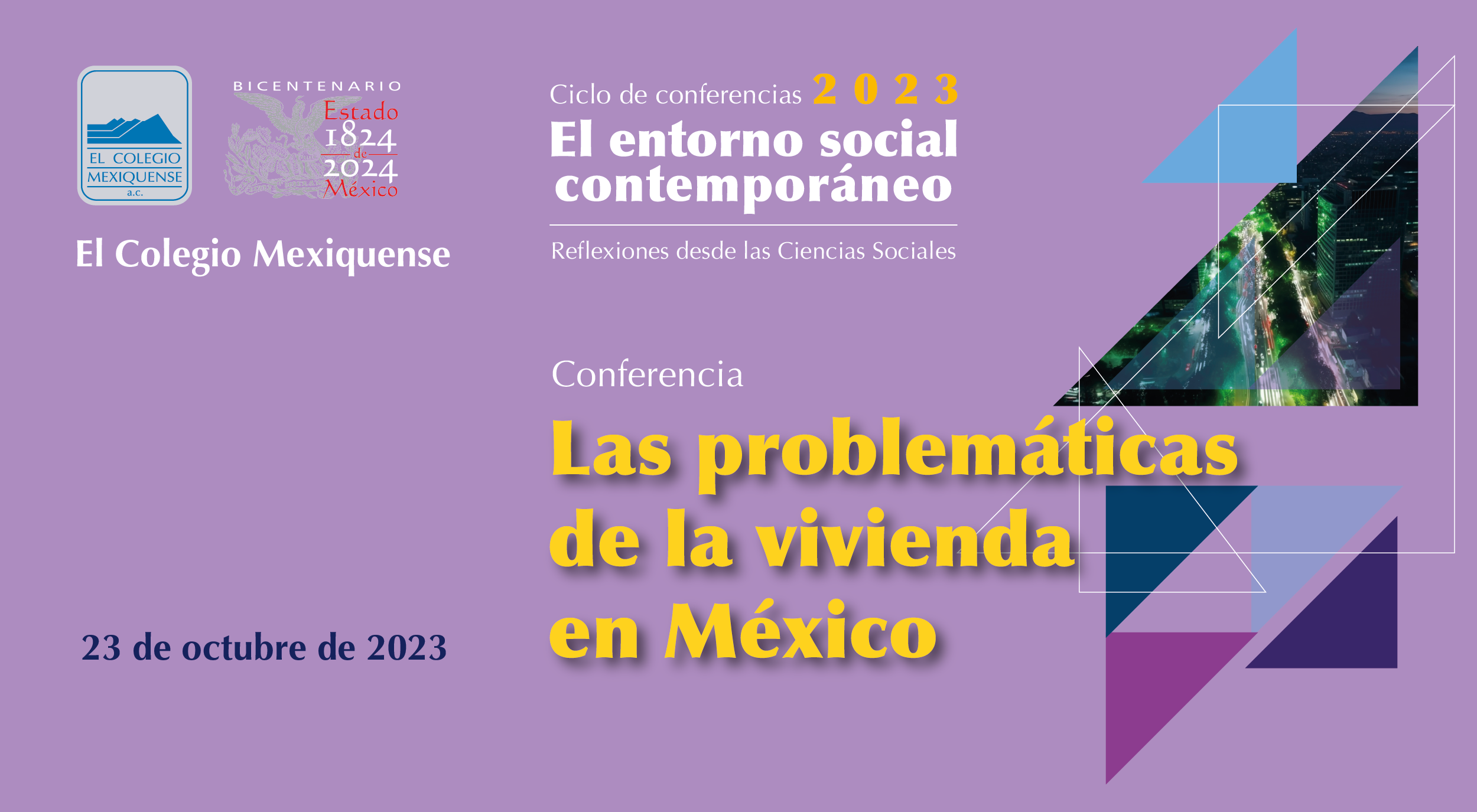 Conferencia. Las problemáticas de la vivienda en México