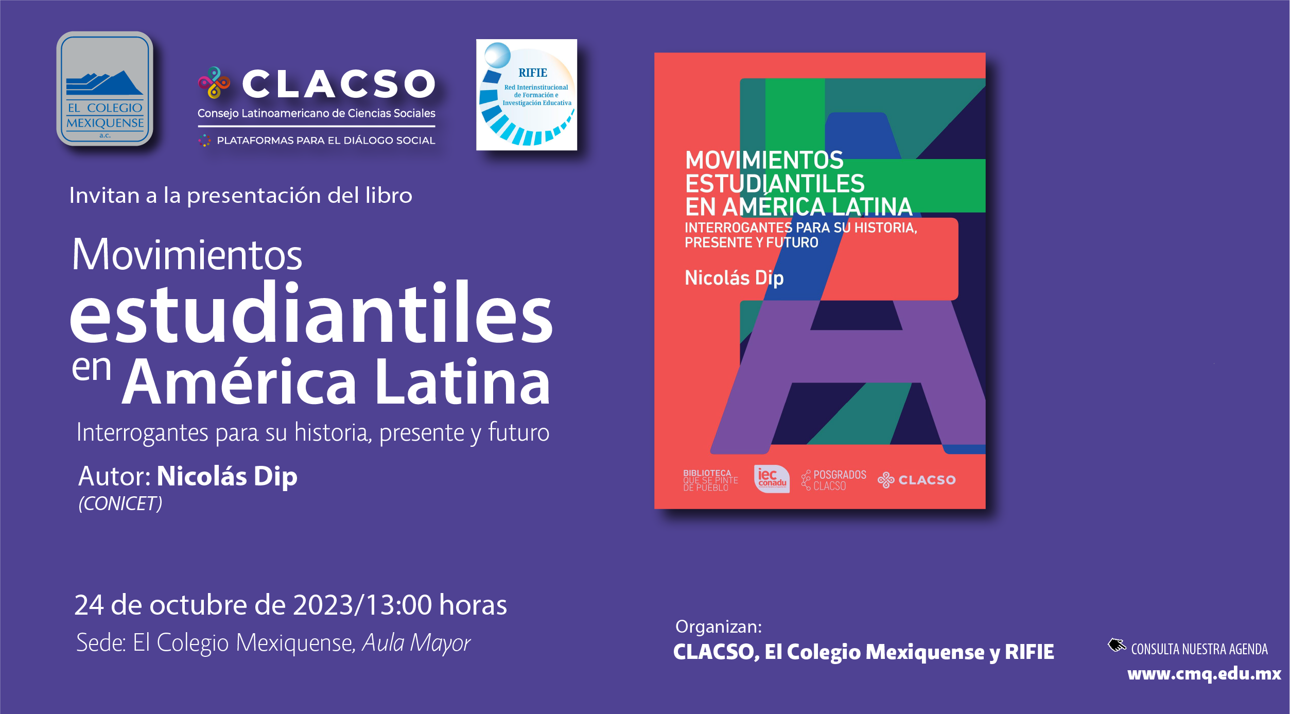 Presentación de Libro. Movimientos estudiantiles en América Latina