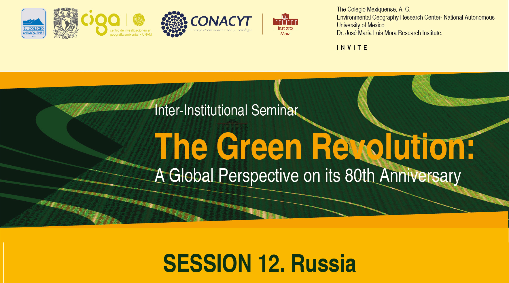 Session 12. Russia. The Green Revolution: A Global Perspective on its 80th Anniversary