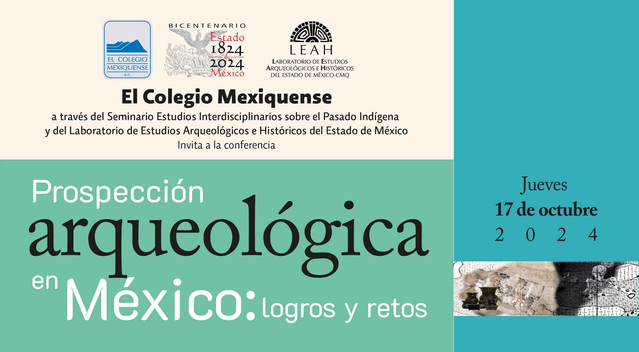 Conferencia. Prospección arqueológica en México: logros y retos