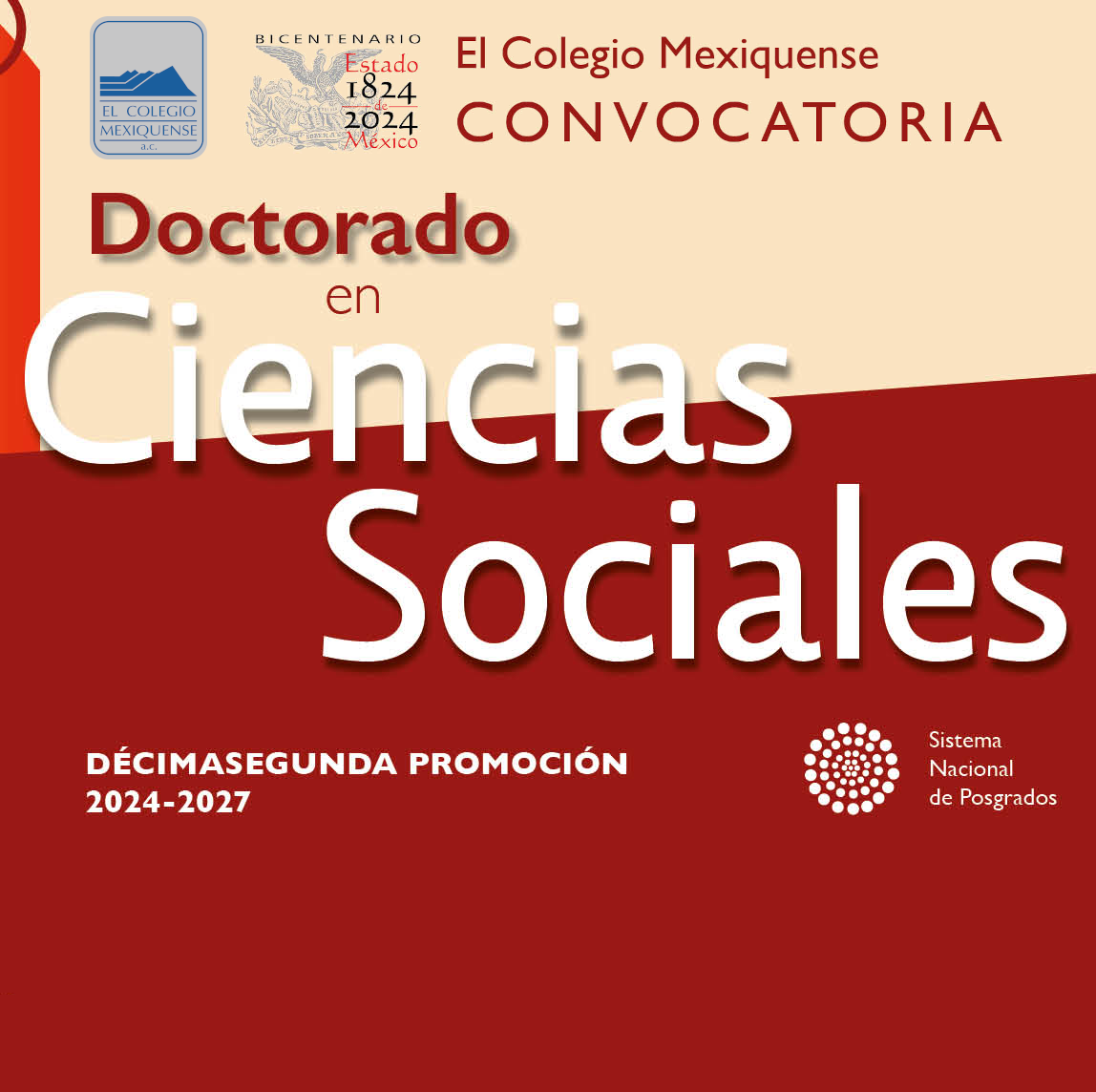Convocatoria 2023 Doctorado en Ciencias Sociales
